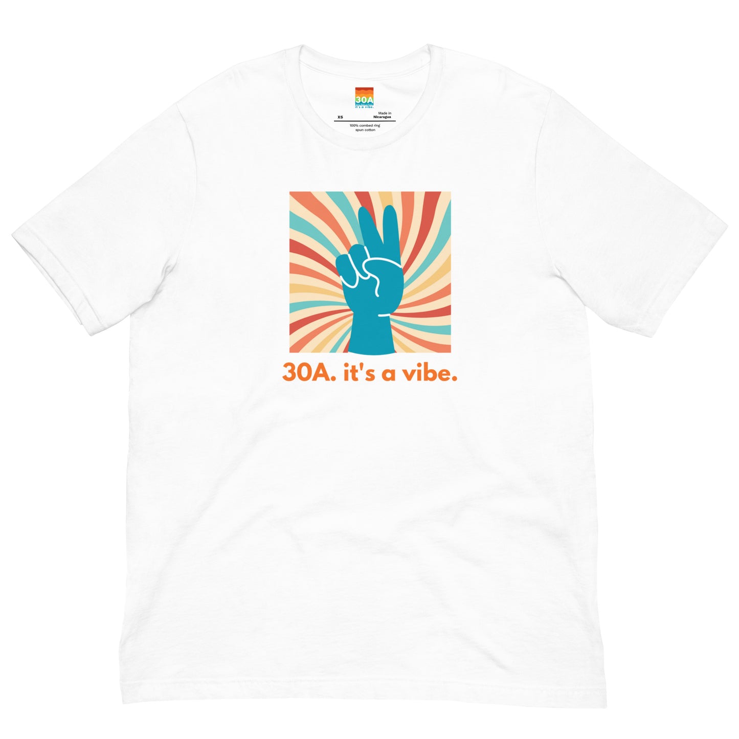 Peace Out 30A:  Unisex Short Sleeve