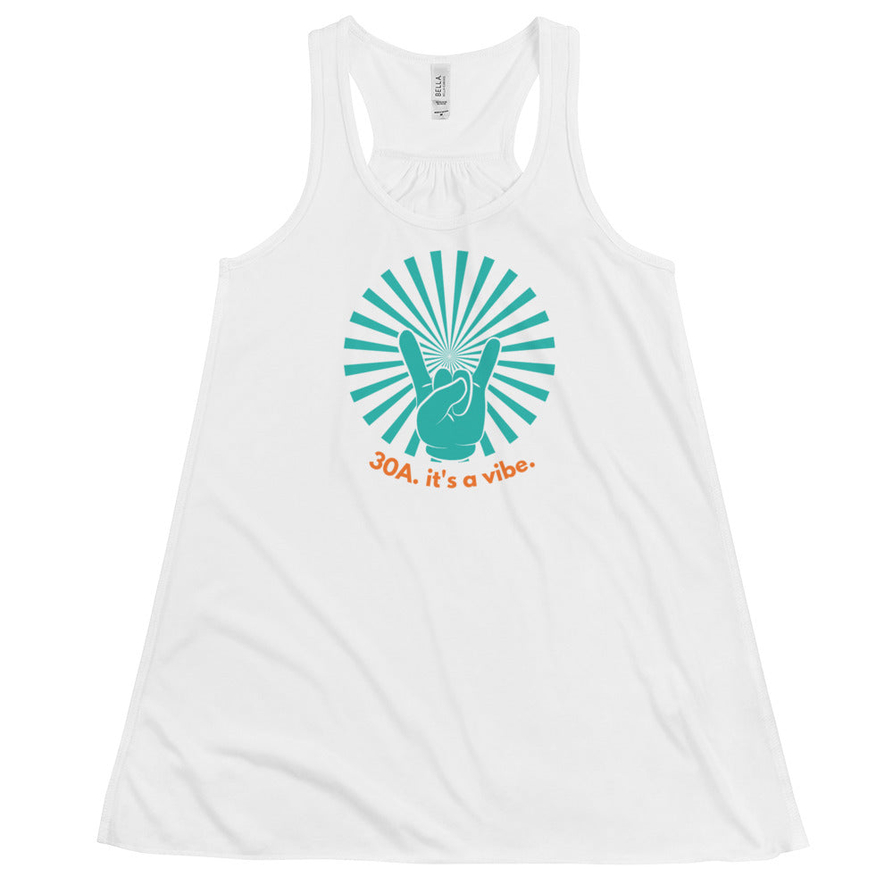 Rock and Roll 30A: Ladies Flowy Tank